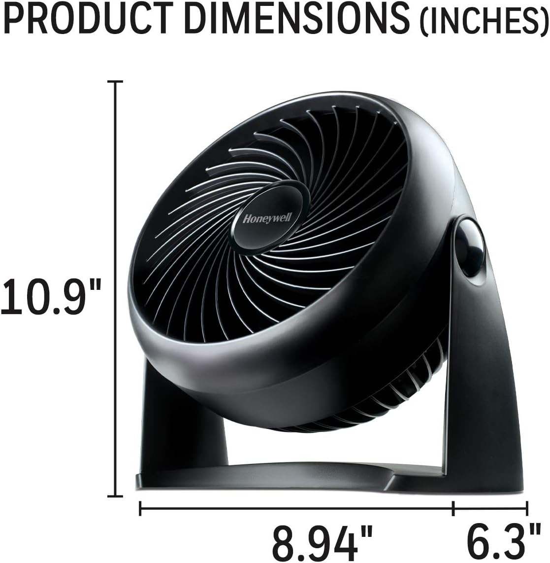 Turboforce Fan, 11" Compact Table or Floor Air Circulator Fan