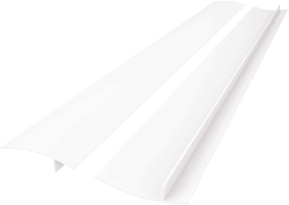 Silicone Stove Gap Covers 2 Pack, Heat Resistant Oven Gap Filler with Anti-Slip Base, Stain Resistant Strips Between Stovetop and Counter