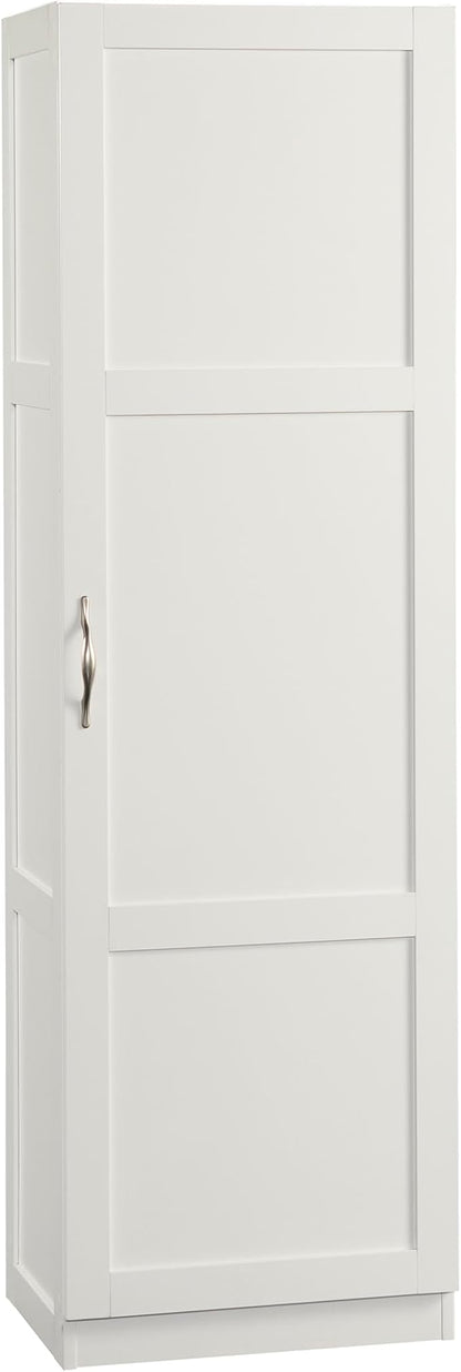 Cinnamon Cherry Pantry Storage Cabinet with Adjustable Shelves