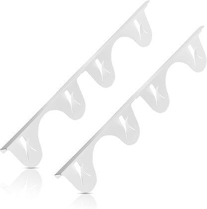 Stainless Steel Stove Gap Covers 2 Pack, Adjustable 13.8"-27.5", Heat Resistant Oven Gap Filler and Range Trim Kit, Black