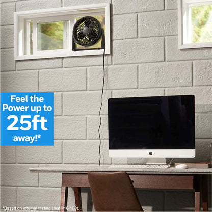 Turboforce Fan, 11" Compact Table or Floor Air Circulator Fan